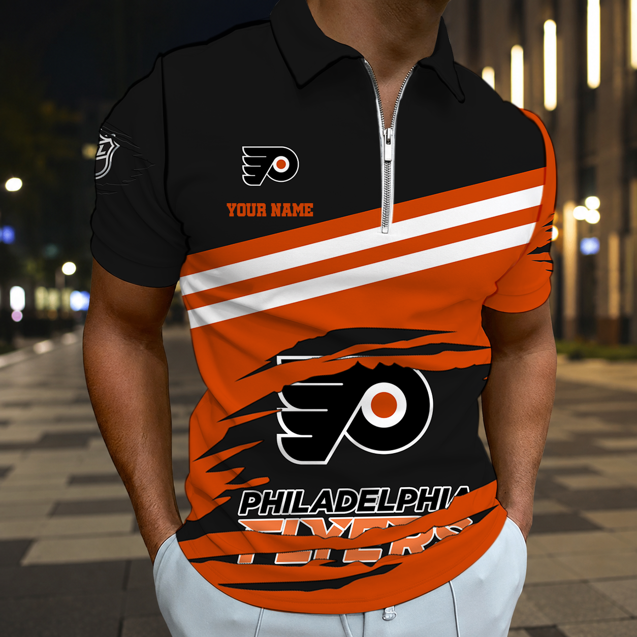 ELITE EDITION - NEW CUSTOMIZED NHL27 PPF PHILADELPHIA FLYERS T-SHIRT, POLO SHIRT, ZIP POLO SHIRT, SWEATSHIRT, HOODIE & ZIP HOODIE