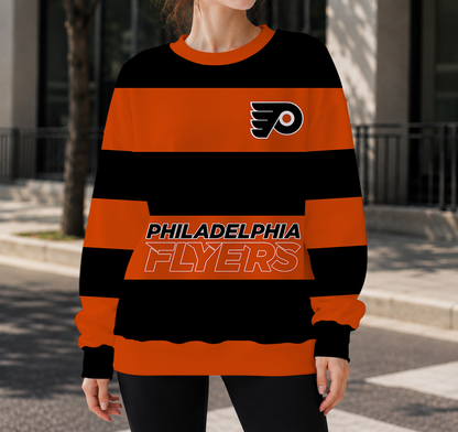 HOT DEAL - NEW CUSTOMIZED NHL27 PPF PHILADELPHIA FLYERS UNISEX SWEATSHIRT
