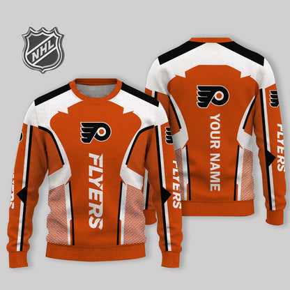 FINAL SALE - NEW CUSTOMIZED NHL27 PPF PHILADELPHIA FLYERS UGLY SWEATER