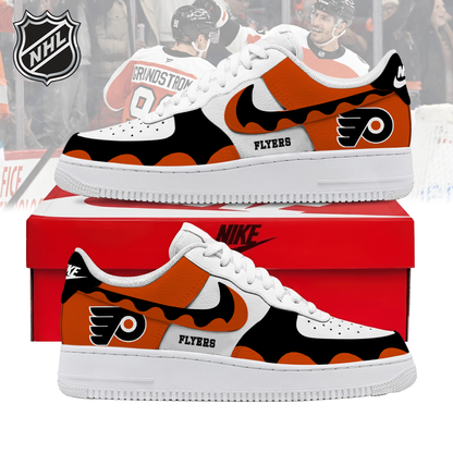 LIMITED EDITION - NEW CUSTOMIZED NHL27 BFS PHILADELPHIA FLYERS AF1 SHOES