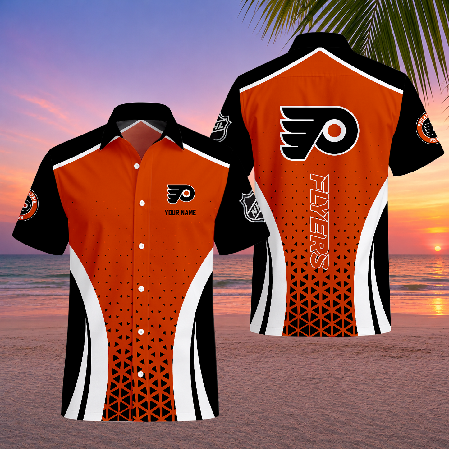 LIMITED EDITION - NEW CUSTOMIZED NHL27 PPF PHILADELPHIA FLYERS UNISEX HAWAIIAN SHIRT
