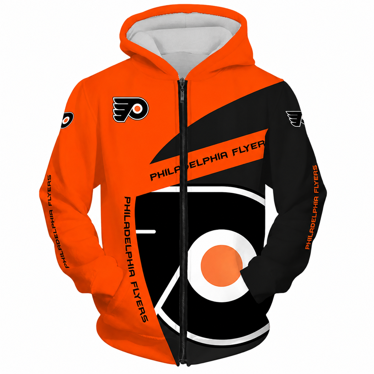 FINAL SALE - NEW CUSTOMIZED NHL27 PPF PHILADELPHIA FLYERS T-SHIRT, POLO SHIRT, ZIP POLO SHIRT, SWEATSHIRT, HOODIE & ZIP HOODIE