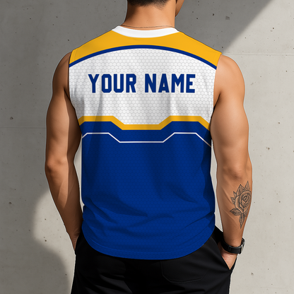 LIMITED EDITION - NEW CUSTOMIZED NHL28 BFS BUFFALO SABRES MEN'S GYM SHIRT