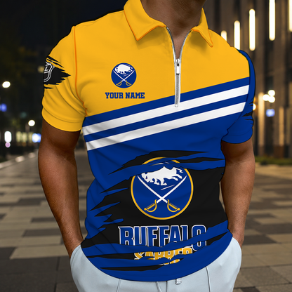 ELITE EDITION - NEW CUSTOMIZED NHL28 BFS BUFFALO SABRES T-SHIRT, POLO SHIRT, ZIP POLO SHIRT, SWEATSHIRT, HOODIE & ZIP HOODIE