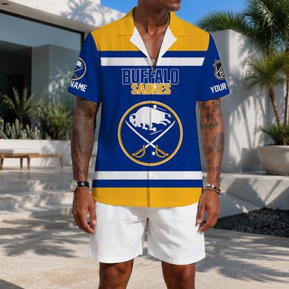VIRAL EDITION - NEW CUSTOMIZED NHL28 BFS BUFFALO SABRES UNISEX HAWAIIAN SHIRT