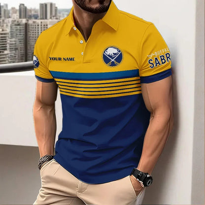 HOT DEAL - NEW CUSTOMIZED NHL28 BFS BUFFALO SABRES POLO SHIRT, ZIP POLO SHIRT & T-SHIRTS