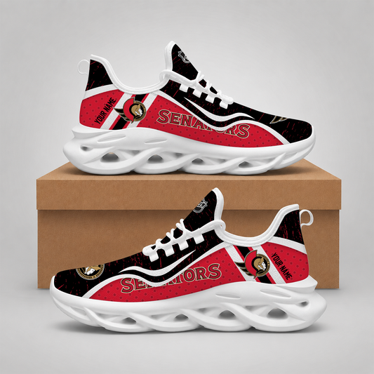 LIMITED EDITION - NEW CUSTOMIZED NHL29 OSN OTTAWA SENATORS CLUNKY SNEAKERS