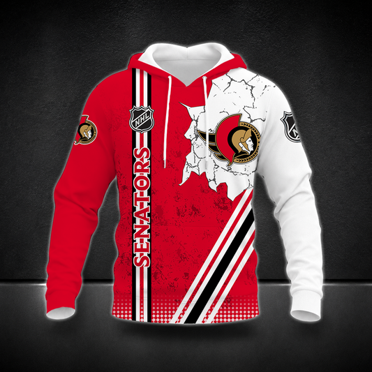 FINAL SALE - NEW CUSTOMIZED NHL29 OSN OTTAWA SENATORS T-SHIRT, POLO SHIRT, ZIP POLO SHIRT, SWEATSHIRT, HOODIE & ZIP HOODIE