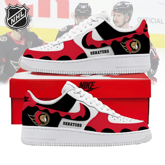 LIMITED EDITION - NEW CUSTOMIZED NHL29 OSN OTTAWA SENATORS AF1 SHOES