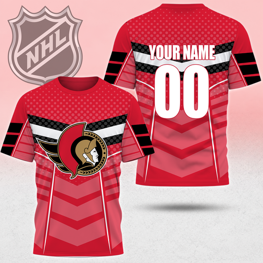 SPECIAL EDITION - NEW CUSTOMIZED NHL29 OSN OTTAWA SENATORS T-SHIRT, POLO SHIRT, ZIP POLO SHIRT, SWEATSHIRT, HOODIE & ZIP HOODIE