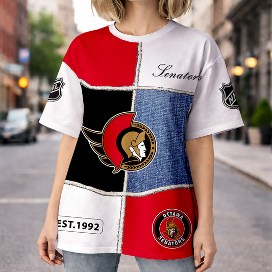 LIMITED EDITION - NEW CUSTOMIZED NHL29 OSN OTTAWA SENATORS UNISEX T-SHIRT, SWEATSHIRTS, HOODIE & JACKETS