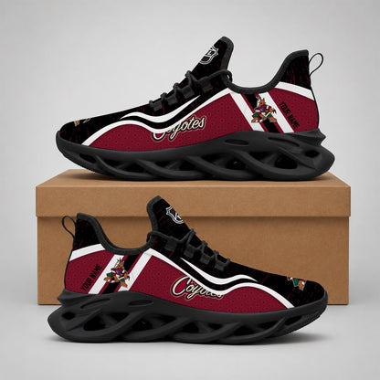 LIMITED EDITION - NEW CUSTOMIZED NHL30 AZC ARIZONA COYOTES CLUNKY SNEAKERS