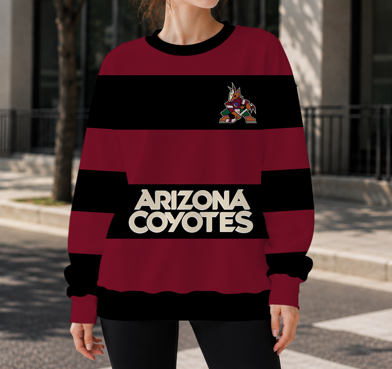 HOT DEAL - NEW CUSTOMIZED NHL30 AZC ARIZONA COYOTES UNISEX SWEATSHIRT