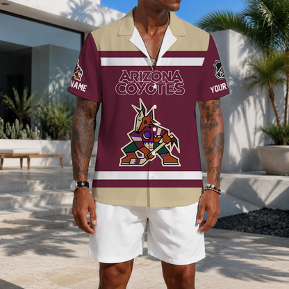 VIRAL EDITION - NEW CUSTOMIZED NHL30 AZC ARIZONA COYOTES UNISEX HAWAIIAN SHIRT