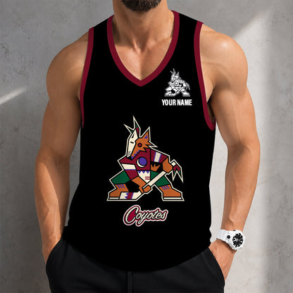 VIRAL EDITION - NEW CUSTOMIZED NHL30 AZC ARIZONA COYOTES MEN'S TANK TOP