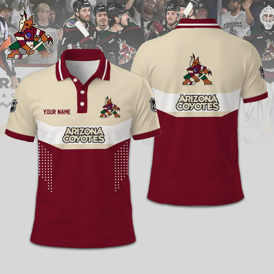 SPECIAL EDITION - NEW CUSTOMIZED NHL30 AZC ARIZONA COYOTES T-SHIRT, POLO SHIRT, ZIP POLO SHIRT, SWEATSHIRT, HOODIE & ZIP HOODIE