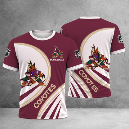 ELITE EDITION - NEW CUSTOMIZED NHL30 AZC ARIZONA COYOTES T-SHIRT, POLO SHIRT, ZIP POLO SHIRT, SWEATSHIRT, HOODIE & ZIP HOODIE