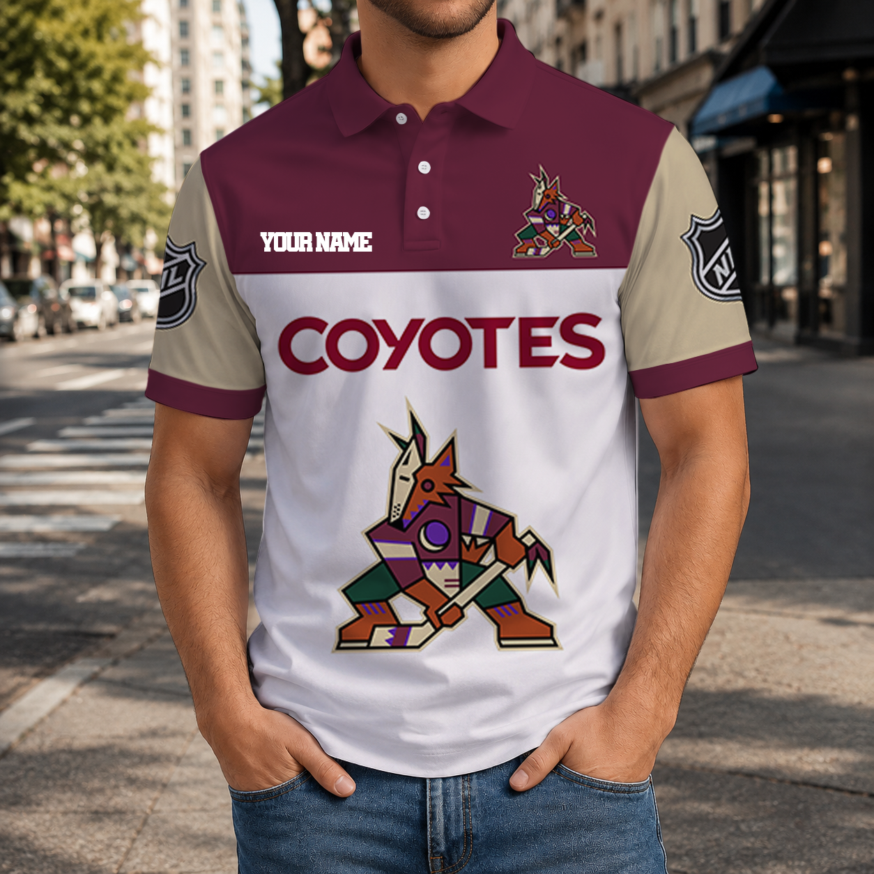 LIMITED EDITION - NEW CUSTOMIZED NHL30 AZC ARIZONA COYOTES T-SHIRT, POLO SHIRT, ZIP POLO SHIRT, SWEATSHIRT, HOODIE & ZIP HOODIE