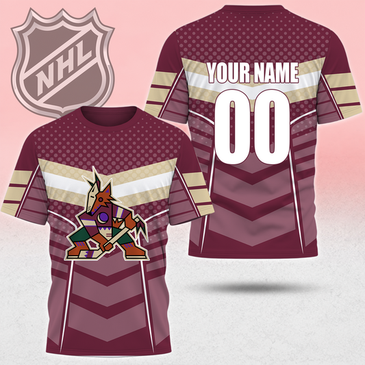 SPECIAL EDITION - NEW CUSTOMIZED NHL30 AZC ARIZONA COYOTES T-SHIRT, POLO SHIRT, ZIP POLO SHIRT, SWEATSHIRT, HOODIE & ZIP HOODIE
