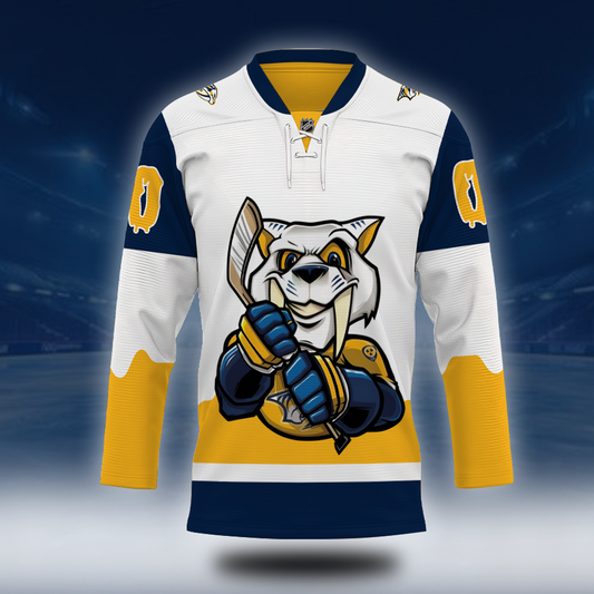 LIMITED EDITION - NEW CUSTOMIZED NHL31 NVP NASHVILLE PREDATORS UNISEX HOCKEY JERSEY