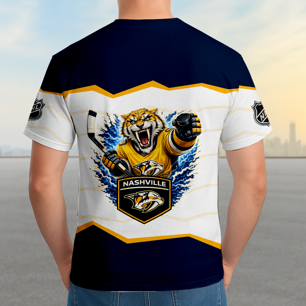 LIMITED EDITION - NEW CUSTOMIZED NHL31 NVP NASHVILLE PREDATORS UNISEX T-SHIRT, SWEATSHIRTS, HOODIE & JACKETS