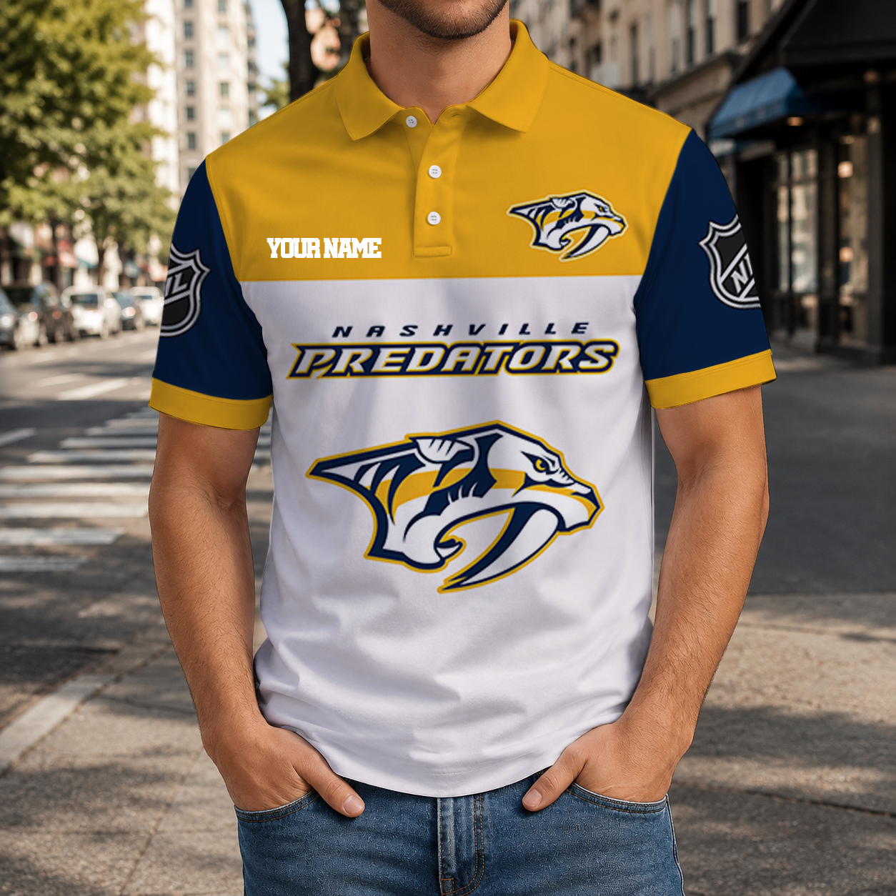 LIMITED EDITION - NEW CUSTOMIZED NHL31 NVP NASHVILLE PREDATORS T-SHIRT, POLO SHIRT, ZIP POLO SHIRT, SWEATSHIRT, HOODIE & ZIP HOODIE