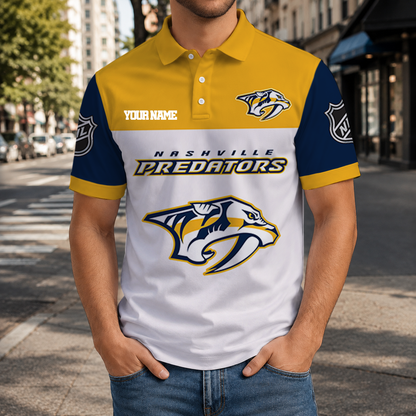 LIMITED EDITION - NEW CUSTOMIZED NHL31 NVP NASHVILLE PREDATORS T-SHIRT, POLO SHIRT, ZIP POLO SHIRT, SWEATSHIRT, HOODIE & ZIP HOODIE