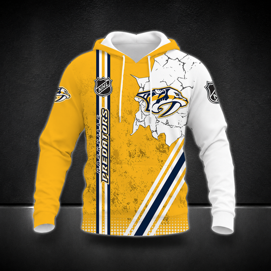 FINAL SALE - NEW CUSTOMIZED NHL31 NVP NASHVILLE PREDATORS T-SHIRT, POLO SHIRT, ZIP POLO SHIRT, SWEATSHIRT, HOODIE & ZIP HOODIE
