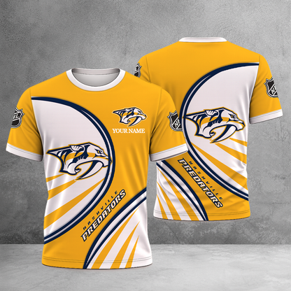 ELITE EDITION - NEW CUSTOMIZED NHL31 NVP NASHVILLE PREDATORS T-SHIRT, POLO SHIRT, ZIP POLO SHIRT, SWEATSHIRT, HOODIE & ZIP HOODIE