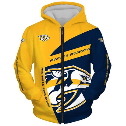 FINAL SALE - NEW CUSTOMIZED NHL31 NVP NASHVILLE PREDATORS T-SHIRT, POLO SHIRT, ZIP POLO SHIRT, SWEATSHIRT, HOODIE & ZIP HOODIE