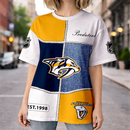 LIMITED EDITION - NEW CUSTOMIZED NHL31 NVP NASHVILLE PREDATORS UNISEX T-SHIRT, SWEATSHIRTS, HOODIE & JACKETS