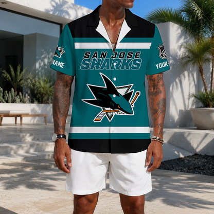 VIRAL EDITION - NEW CUSTOMIZED NHL32 SJS SAN JOSE SHARKS UNISEX HAWAIIAN SHIRT