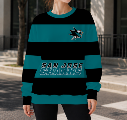 HOT DEAL - NEW CUSTOMIZED NHL32 SJS SAN JOSE SHARKS UNISEX SWEATSHIRT