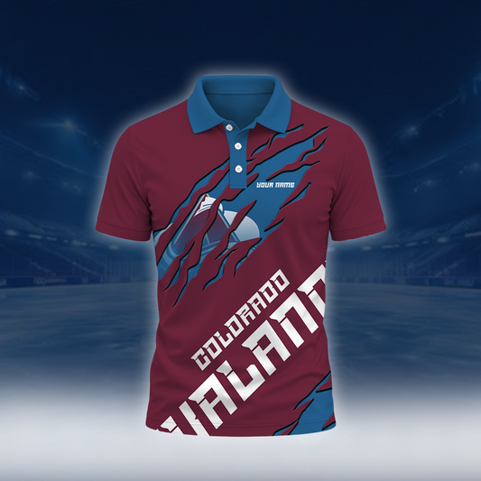 LIMITED EDITION - NEW CUSTOMIZED NHL05 CAL COLORADO AVALANCHE UNISEX T-SHIRT, POLO, HOODIE & SWEASHIRTS