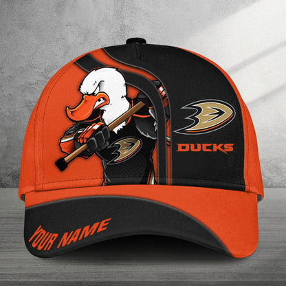 LIMITED EDITION - NEW CUSTOMIZED NHL09 AHD ANAHEIM DUCKS CLASSIC CAP