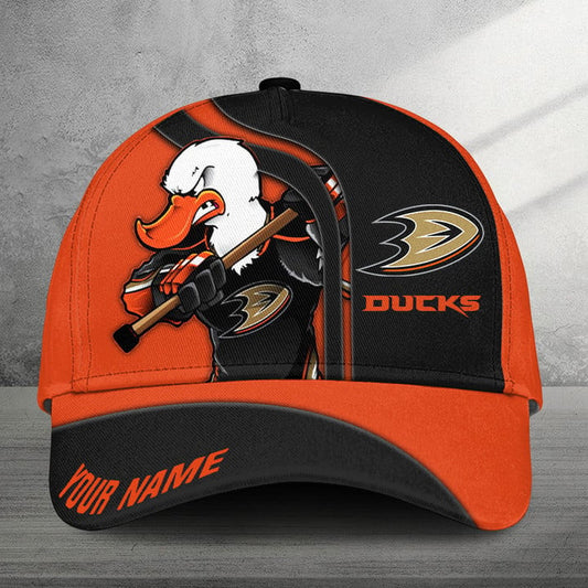 LIMITED EDITION - NEW CUSTOMIZED NHL09 AHD ANAHEIM DUCKS CLASSIC CAP