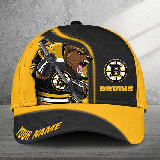 LIMITED EDITION - NEW CUSTOMIZED NHL02 BTB BOSTON BRUINS CLASSIC CAP