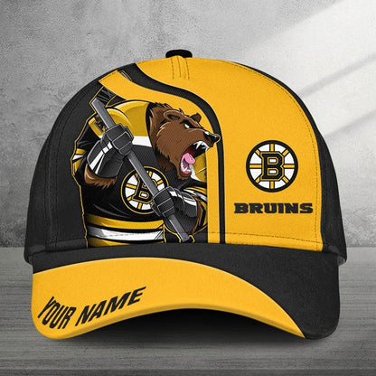 LIMITED EDITION - NEW CUSTOMIZED NHL02 BTB BOSTON BRUINS CLASSIC CAP
