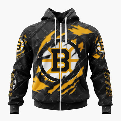 LIMITED EDITION - NEW CUSTOMIZED NHL02 BTB BOSTON BRUINS UNISEX T-SHIRT, POLO, HOODIE & JACKETS
