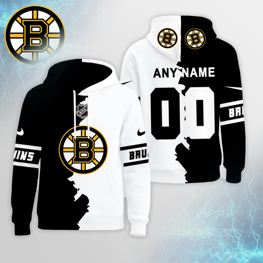 LIMITED EDITION - NEW CUSTOMIZED NHL02 BTB BOSTON BRUINS UNISEX T-SHIRT, POLO, HOODIE & JACKETS