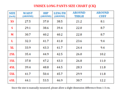 LIMITED EDITION - NEW CUSTOMIZED NHL07 CLH CAROLINA HURRICANES UNISEX LONG PANTS