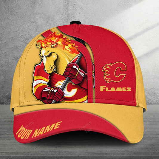 LIMITED EDITION - NEW CUSTOMIZED NHL17 CGF CALGARY FLAMES CLASSIC CAP