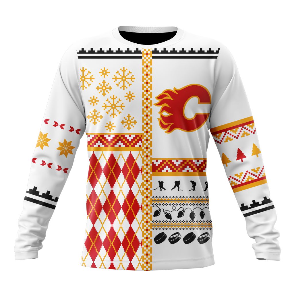 LIMITED EDITION - NEW CUSTOMIZED NHL17 CGF CALGARY FLAMES UNISEX T-SHIRT, HOODIE & JACKETS