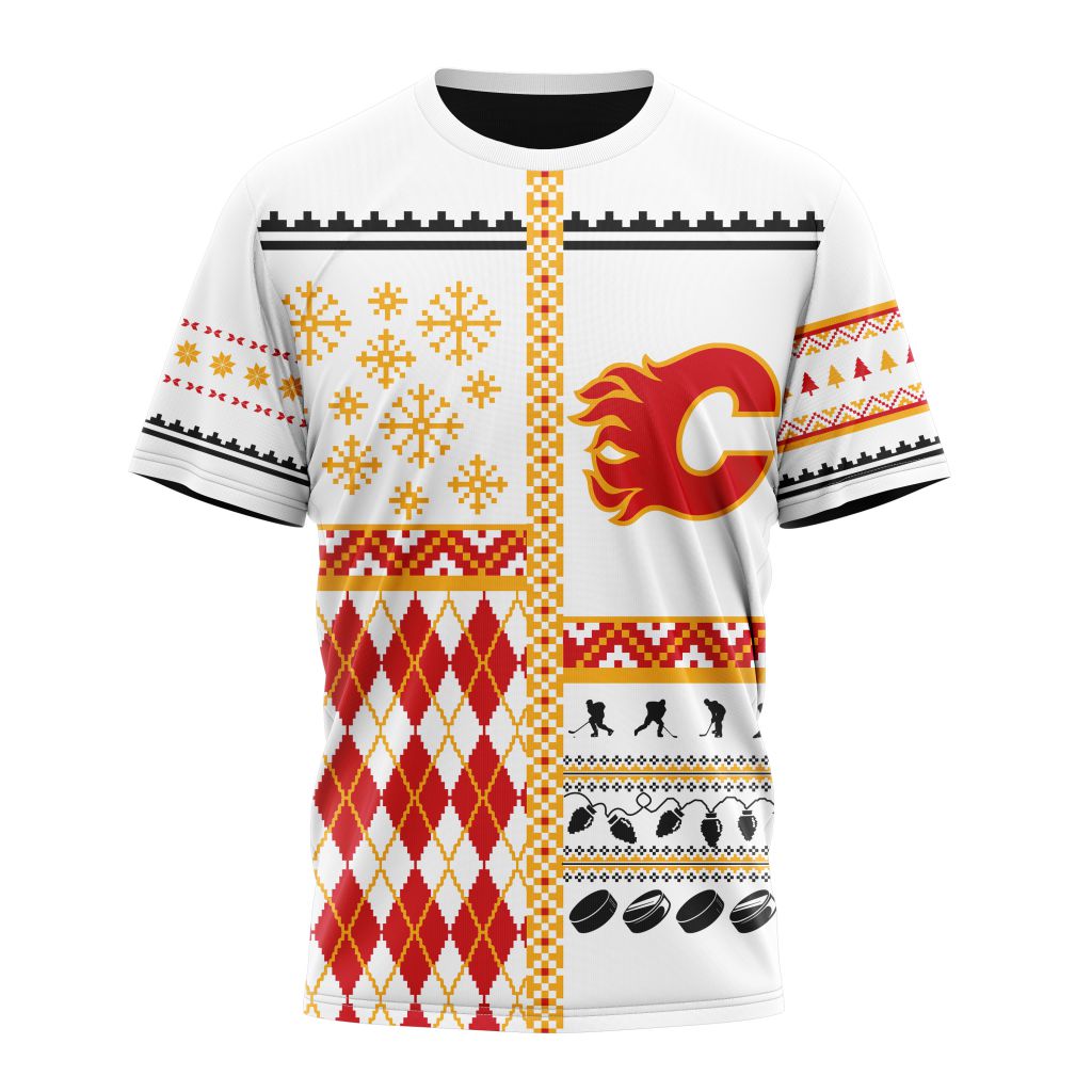 LIMITED EDITION - NEW CUSTOMIZED NHL17 CGF CALGARY FLAMES UNISEX T-SHIRT, HOODIE & JACKETS