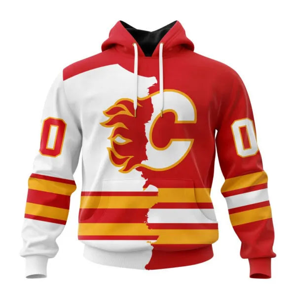 LIMITED EDITION - NEW CUSTOMIZED NHL17 CGF CALGARY FLAMES UNISEX T-SHIRT, POLO, HOODIE & JACKETS