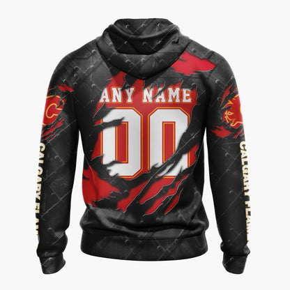 LIMITED EDITION - NEW CUSTOMIZED NHL17 CGF CALGARY FLAMES UNISEX T-SHIRT, POLO, HOODIE & JACKETS