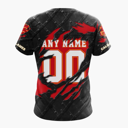 LIMITED EDITION - NEW CUSTOMIZED NHL17 CGF CALGARY FLAMES UNISEX T-SHIRT, POLO, HOODIE & JACKETS