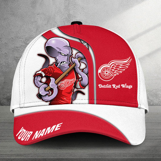 LIMITED EDITION - NEW CUSTOMIZED NHL22 DRW DETROIT RED WINGS CLASSIC CAP