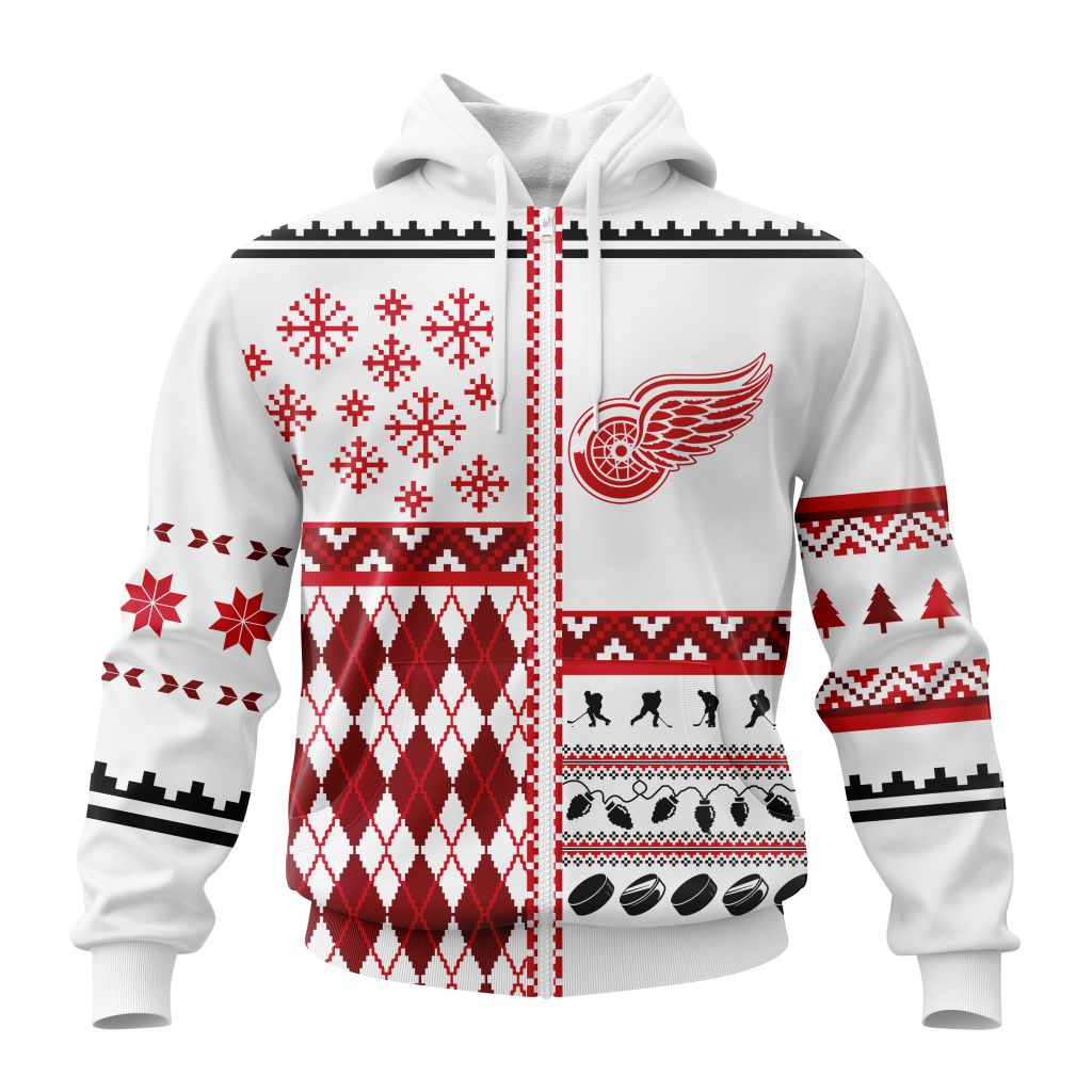 LIMITED EDITION - NEW CUSTOMIZED NHL22 DRW DETROIT RED WINGS UNISEX T-SHIRT, HOODIE & JACKETS