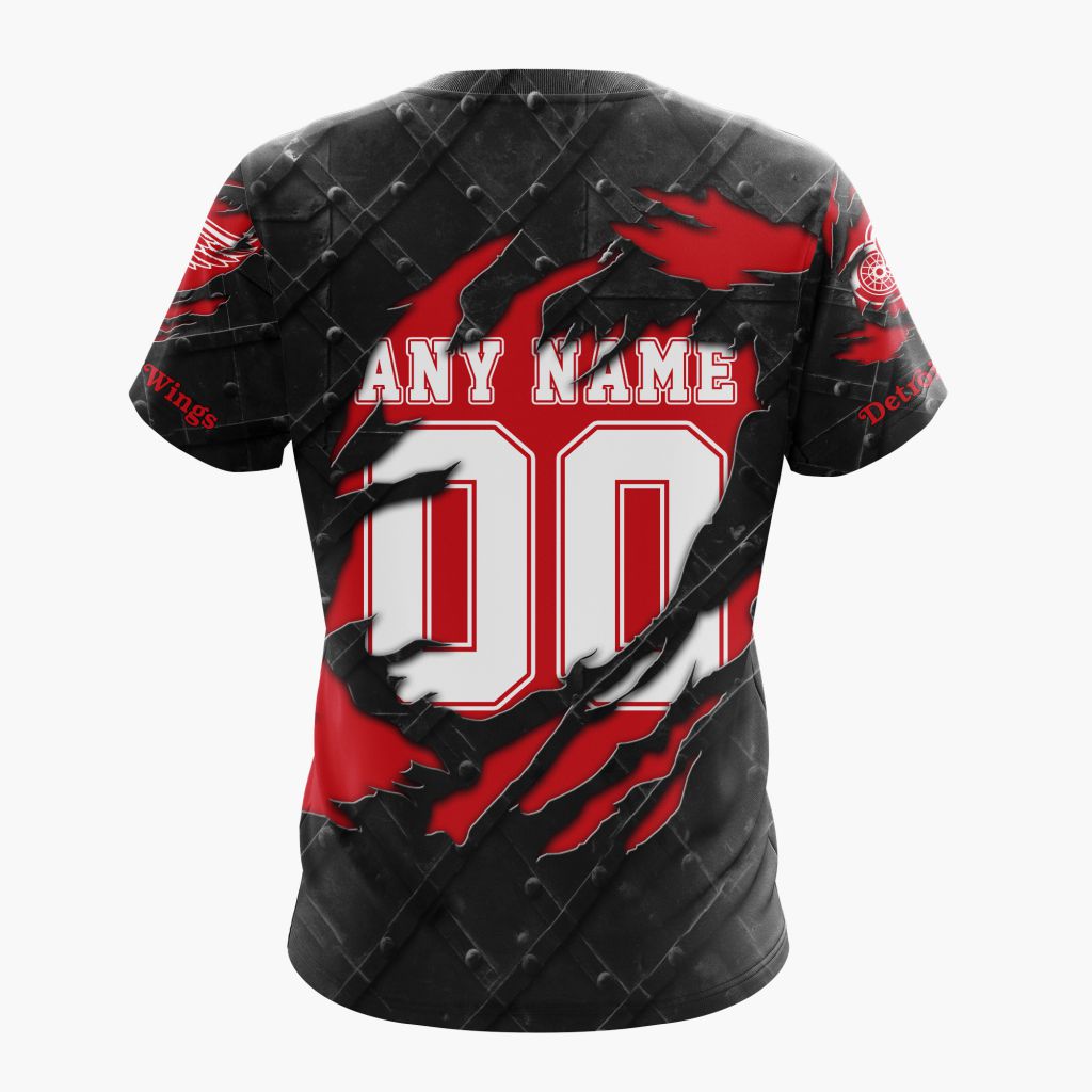 LIMITED EDITION - NEW CUSTOMIZED NHL22 DRW DETROIT RED WINGS UNISEX T-SHIRT, POLO, HOODIE & JACKETS